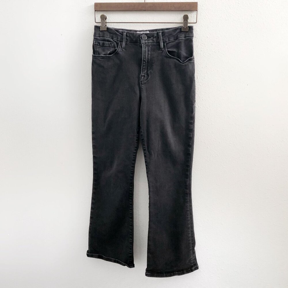 FRAME Le Crop Mini Boot in Charcoal No Size Tag Check Measurements - Picture 2 of 10